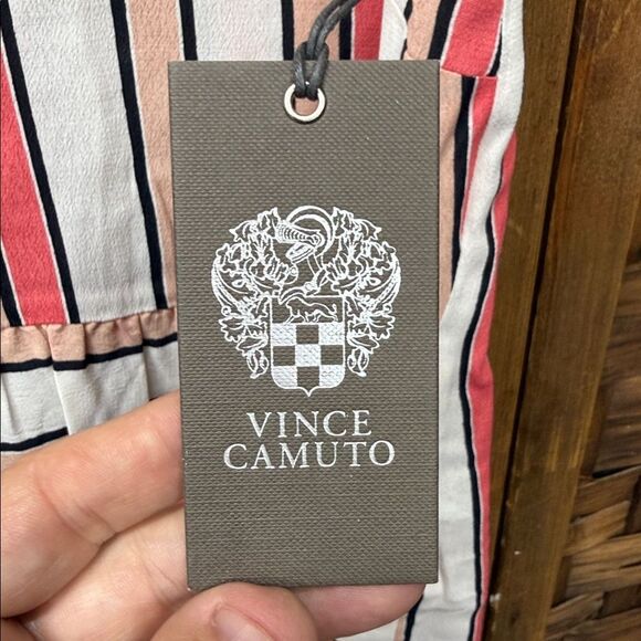 Vince Camuto Womens Sleeveless Striped Tank Top NWT - Picture 2 of 5